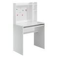 thumbnail image 3 of Convenience Concepts Designs2Go Student Desk with Magnetic Bulletin Board and Shelves, White, 3 of 7
