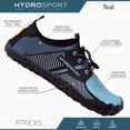 thumbnail image 3 of FITKICKS HydroSport Land-to-Water Footwear Barefoot Shoes, Teal (Unisex), 3 of 10
