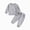 H289-Light Gray, variant on TOWED22 Toddler Baby Boy Clothes Fall Winter Sweatshirt Pants 2 Piece Set Infant Solid Color Long Sleeve Top Suit Outfits