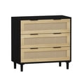 thumbnail image 3 of Rattan Storage Unit, 3 Drawers | Ideal for Hallways and Bedrooms | Smooth Drawer Operation | Keeps Room Organized, 3 of 3