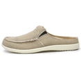 thumbnail image 2 of NHU Mens Slippers Canvas Loafers Slip On Shoes Indoor & Outdoor Walking Shoes with Anti-Skid Rubber Sole Khaki Size 13, 2 of 6