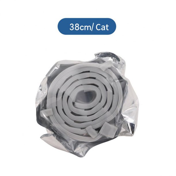 Collar ajustable para perros y gatos, protección para el Control de plagas, Mata pulgas de goma, prevención de pulgas, antimosquitos, insectos, accesorios para gatos,38cm cat bag, Fivean Collar antimosquitos para mascotas