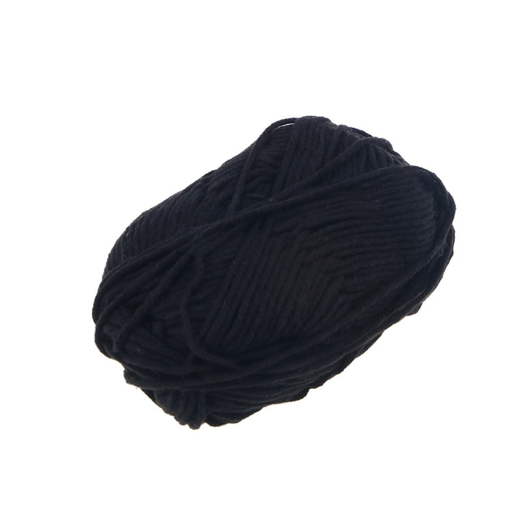 50g Milk Cotton Yarn Cotton Chunky Hand-woven Crochet Knitting Wool Yarn  Warm Yarn for Sweaters Hats Scarves DIY (Purple) 