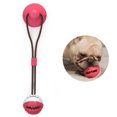 thumbnail image 2 of Pelota de juguete con fugas de ventosa para mascotas - color rojo y blanco Xemadio 2034734-2, 2 of 9
