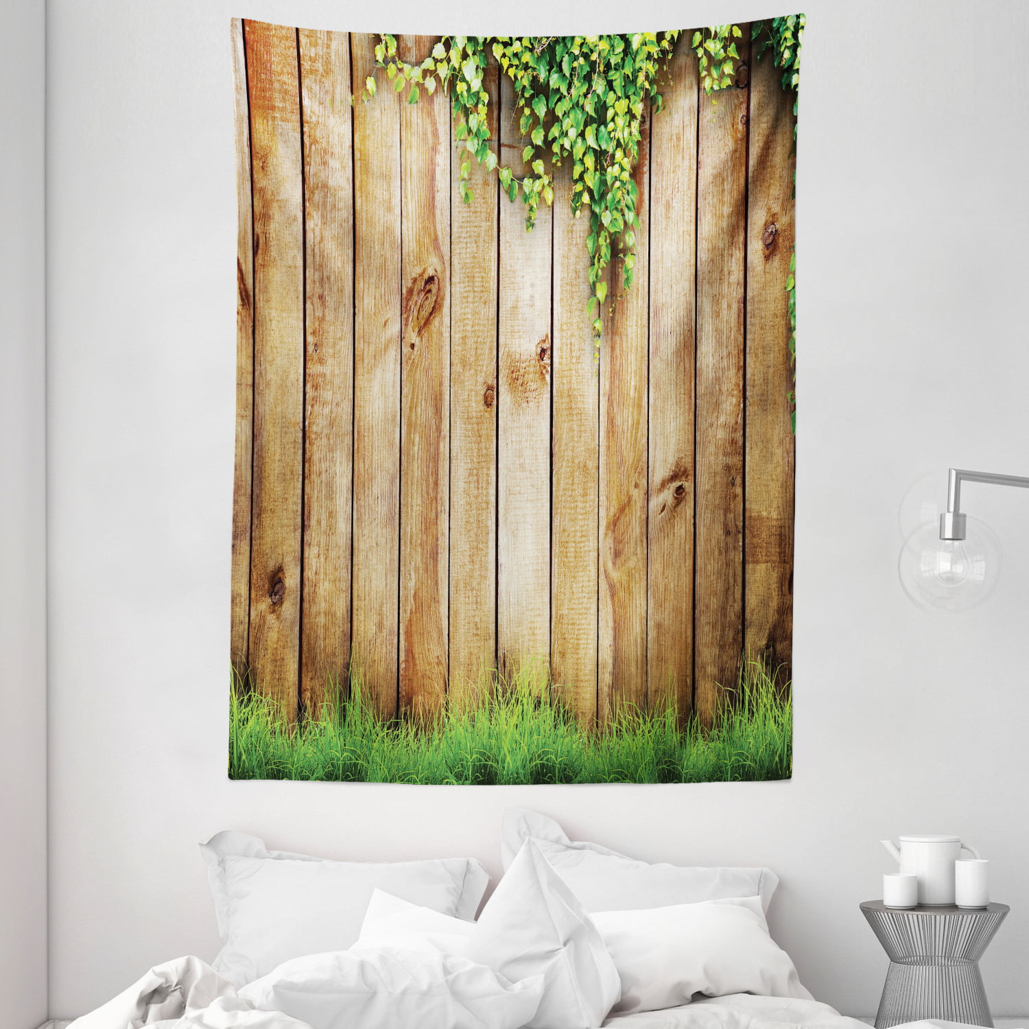 Green Leaf Tapestry Wall Hanging Living Room Bedroom Dorm Decor 