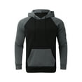 thumbnail image 3 of Cenuakty Men's Tracksuit 2 Piece Contrast Color Long Sleeve Hoodies and Loose Fit Sweatpants Set Casual Jogging Athletic Suits, 3 of 6