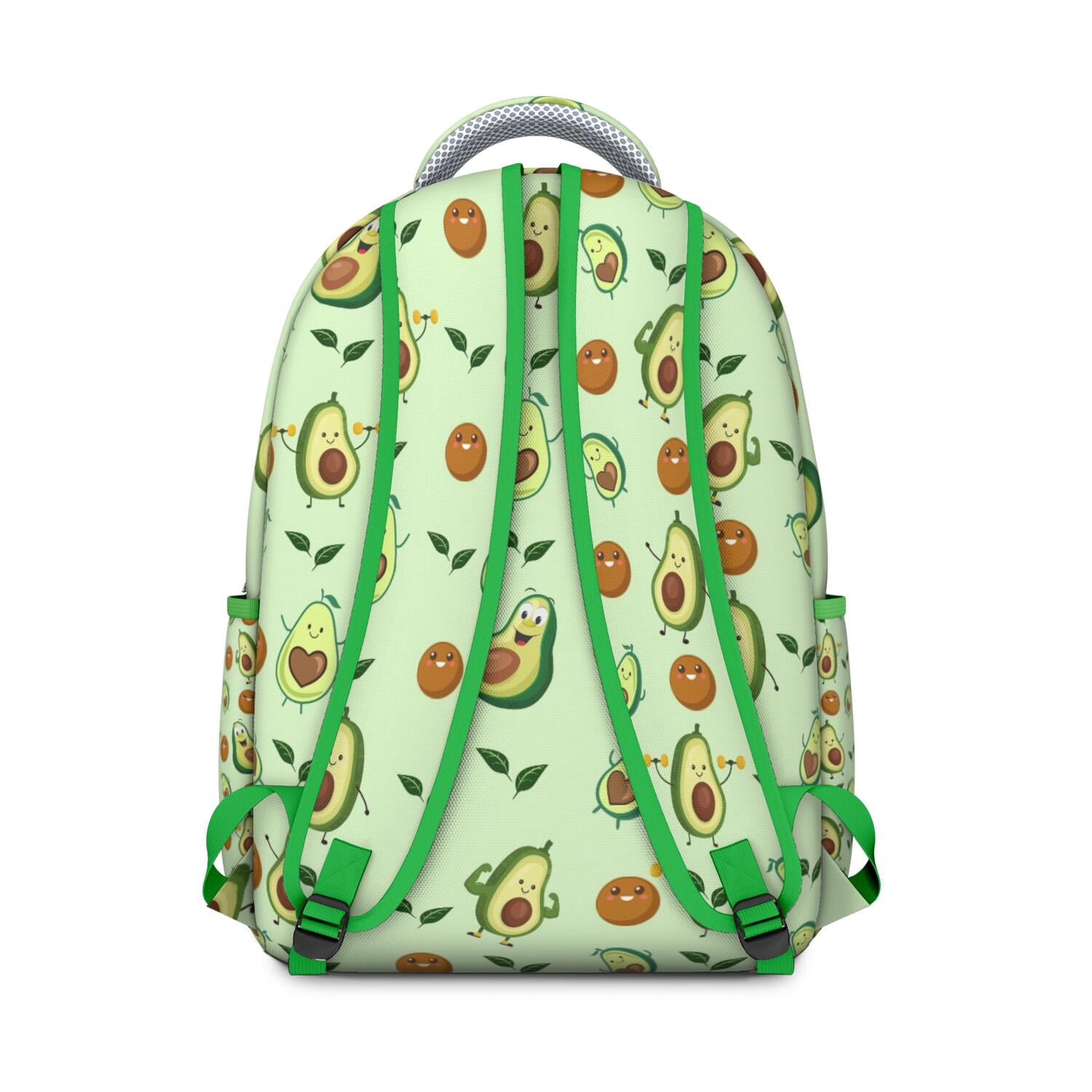 Cute Frog Avocado Backpack / New Amazon.com: Qianyu Green Frog Crossbody Bag Cute Plush Purse  main image 2