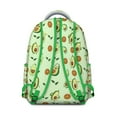 thumbnail image 3 of Cute Kawaii Backpack with Avocado Illustration, Lightweight Travel Bag with Fresh Fruit Design for Avocado Lover, 3 of 6