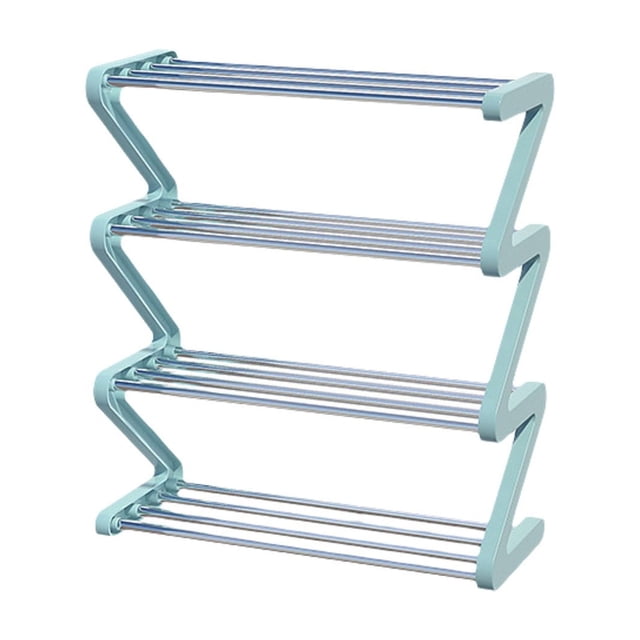 Jubipavy Shoe Shelf Ingenious Z Type Shoe Rack Easy Household Shoe Storage Rack Dormitory Multi Layer Assembly Shoe Rack