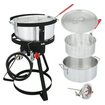 Ktaxon Propane Outdoor Fryer Fish Frying/Boiling Turkey Fryer Pot 10QT
