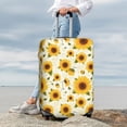 thumbnail image 7 of Pofeuu European-style Pattern Sunflower A Print Luggage Suitcase Cover Protector Luggage Washable Covers Aesthetic for 18/24/28/32 inch Luggage（No luggage included）-Small, 7 of 7