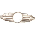 thumbnail image 2 of 32"W x 16"H x 8 3/4"IW x 15 1/8"IH x 1/4"T Elizabeth Wood Fretwork Pierced Ceiling Medallion, Alder, 2 of 3