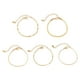 thumbnail image 4 of 5 pulseras de oro para mujer jinwen cadena pequeña minimalista pulseras apilables de moda, 4 of 8