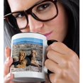 thumbnail image 2 of 3drose, Airedale Terrier Dogs, New Mexico - Us32 Zmu0027 - Zandria Muench Beraldo, 11oz Two-tone Black Mug, 2 of 6