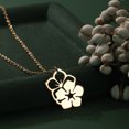 thumbnail image 2 of Cherry Blossoms Pendant Sakura Flower Necklace Double Sakura Charm Flowers Jewelry Japanese Flower Sakura Pendant, 2 of 4