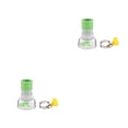 thumbnail image 3 of Billuyoard Accesorio de aireador para grifo de baño, cabezal de ducha, difusor de grifo de agua a prueba de salpicaduras, boquilla de ahorro de agua, tipo Tipo Normal Verde 2piezas Billuyoard CBP352491, 3 of 6