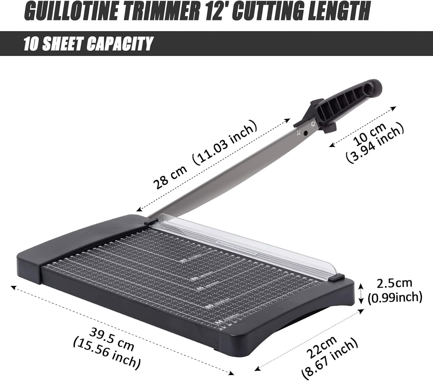Paper Cutter Lever Cutter, Paper Cutter With Safety