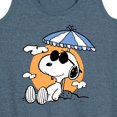 thumbnail image 3 of Peanuts - Snoopy's Beach Day - Women's Racerback Tank Top, 3 of 6