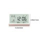thumbnail image 3 of Reloj meteorológico digital multifunción con pantalla LCD grande, medidor de temperatura y humedad para interiores, con despertador, calendario semanal, pronóstico del tiempo, despertador digital., 3 of 8