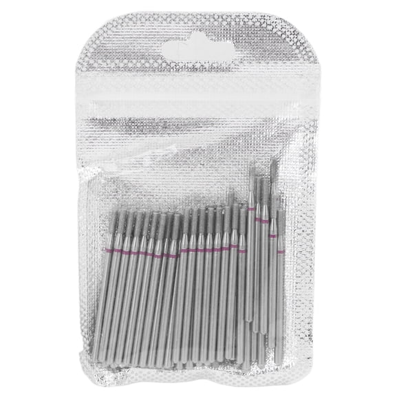Juegos de brocas para uñas, juego de 50 brocas para decoración de uñas, brocas para pulir uñas de carborundo, valor excepcional