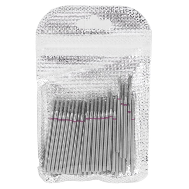 Juegos de brocas para uñas, juego de 50 brocas para decoración de uñas, brocas para pulir uñas de carborundo, valor excepcional