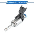 thumbnail image 6 of Unique Bargains Fuel Injector Compatible for Mini Cooper 2010-2015 1.6T for Mini Countryman Cooper 11-16 1.6T, Flow Matched Plastic Black Fuel Nozzle 1, 6 of 7