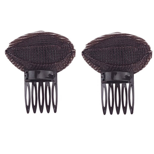 Pinzas para el cabello para mujeres, pinzas para peinar, pinzas para el cabello para niñas, 2 piezas, peine de inserción con pasta de hojaldre, almohadilla antimarcas, accesorio para el cabello, almoh