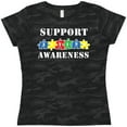 thumbnail image 3 of Inktastic Support Autism Awareness Women's T-Shirt, 3 of 5