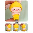 thumbnail image 3 of Cute Kawaii Pig Keychain Accessories, Cartoon Anime Keyring Car Keys Purse Bag Charm Decoration Gift for Girl Women, 3 of 4