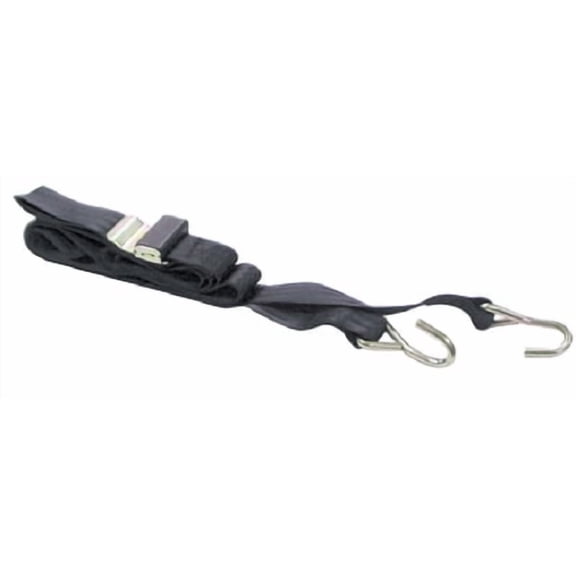 Seachoice Premium Gunwale Trailer Tie Down Strap, 2" Wide, Black
