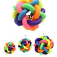 thumbnail image 3 of Juguete para perro gato Strade Fareast Limited Pelota redonda de goma con campana 5,5 cm 5 piezas, 3 of 8