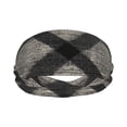 thumbnail image 2 of Motion Adornment Sweatband 15 In Both Men And Women Can Stretch Breathable Soft Perspiration For Hiking Walking Running Exercise Argyle Plaid Dimgray_95746_4, 2 of 8