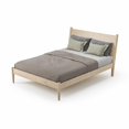 thumbnail image 1 of Camaflexi Mid Century Panel Bed Queen Size Light Oak, 1 of 8