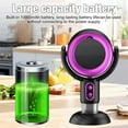 thumbnail image 1 of LPSSTORE Black and Purple Mini Range Hood Portable Range Hood with Detachable Filter and Oil Collection Cup Desktop Range Hood Suitable for Indoor Camping Travel Home, 1 of 8