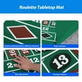 thumbnail image 4 of GSE Games & Sports Expert 36"x72" Casino Roulette Layout Felt. Professional Las Vegas Style American Roulette Mat for Casino Game Night, 4 of 6
