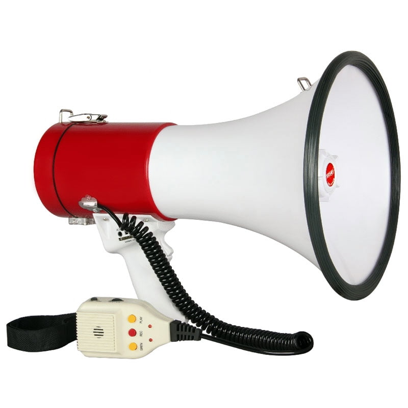 Megaphone Bullhorn Speakers Blow Horn Pro Sports Event Bull Loud Cheer