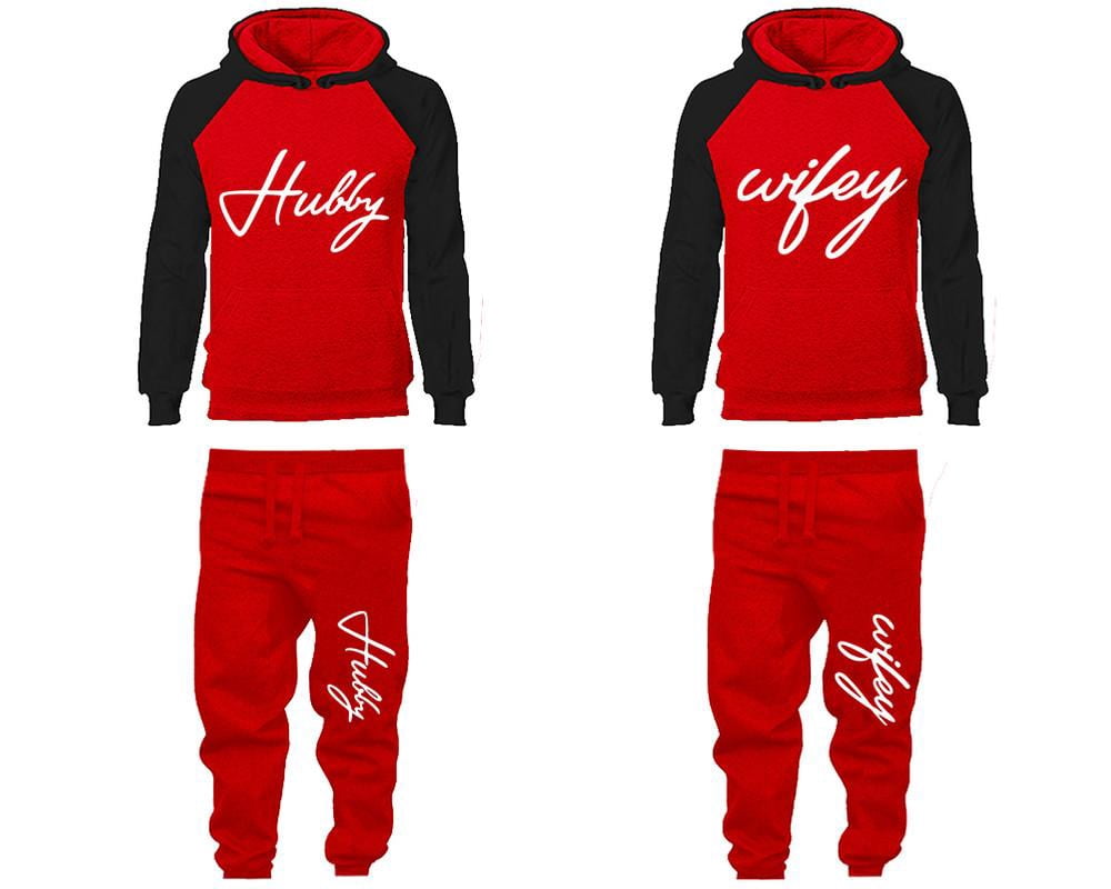 Hubby and Wifey Couple Matching Hoodie 