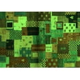 thumbnail image 1 of Ahgly Company Indoor Rectangle Abstract Green Contemporary Area Rugs, 8' x 10', 1 of 1