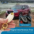 thumbnail image 3 of Car Key Fob Cover Fit for Niss-an Altima Rogue Sentra Pathfinder Armada Maxima Murano 5 Buttons Soft TPU Smart Key Case White Key Protector with Bling Leather Keychain,1,white, 3 of 6