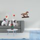 thumbnail image 2 of Esculturas familiares de caballos, figuras artísticas de animales para escritorio, sala de estar, dormitorio, estantería, decoración del hogar, adorno, 2 of 8