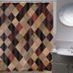 thumbnail image 4 of Cortina de Impreso Mosaico Imprimiendo Impermeable y Resistente Cortina de Baño Accesorios de Baño S11 Macarena cortina de ducha de poliéster, 4 of 8