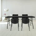 thumbnail image 4 of Goplus 6' Folding Table Portable Plastic Picnic Party Dining Camp Tables, 4 of 10