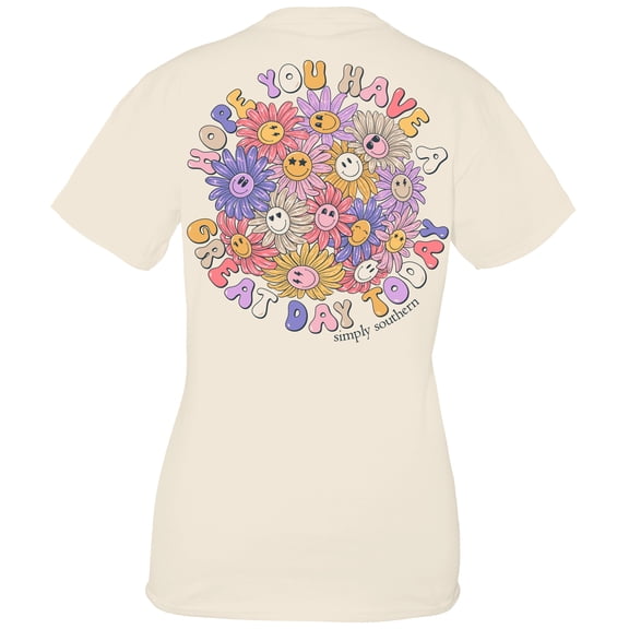 Simply Southern Great Day Flowers T-Shirt