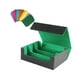 thumbnail image 4 of Caja para guardar barajas de cartas coleccionables. Capacidad para más de 1800 cartas. Verde, 4 of 9