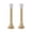 A001- Gold, variant on Wall Mounted Spring Door Stoppers for Wall, Gold Rubber Door Stops, Door Wall Protector Bumpers, 2 Pack