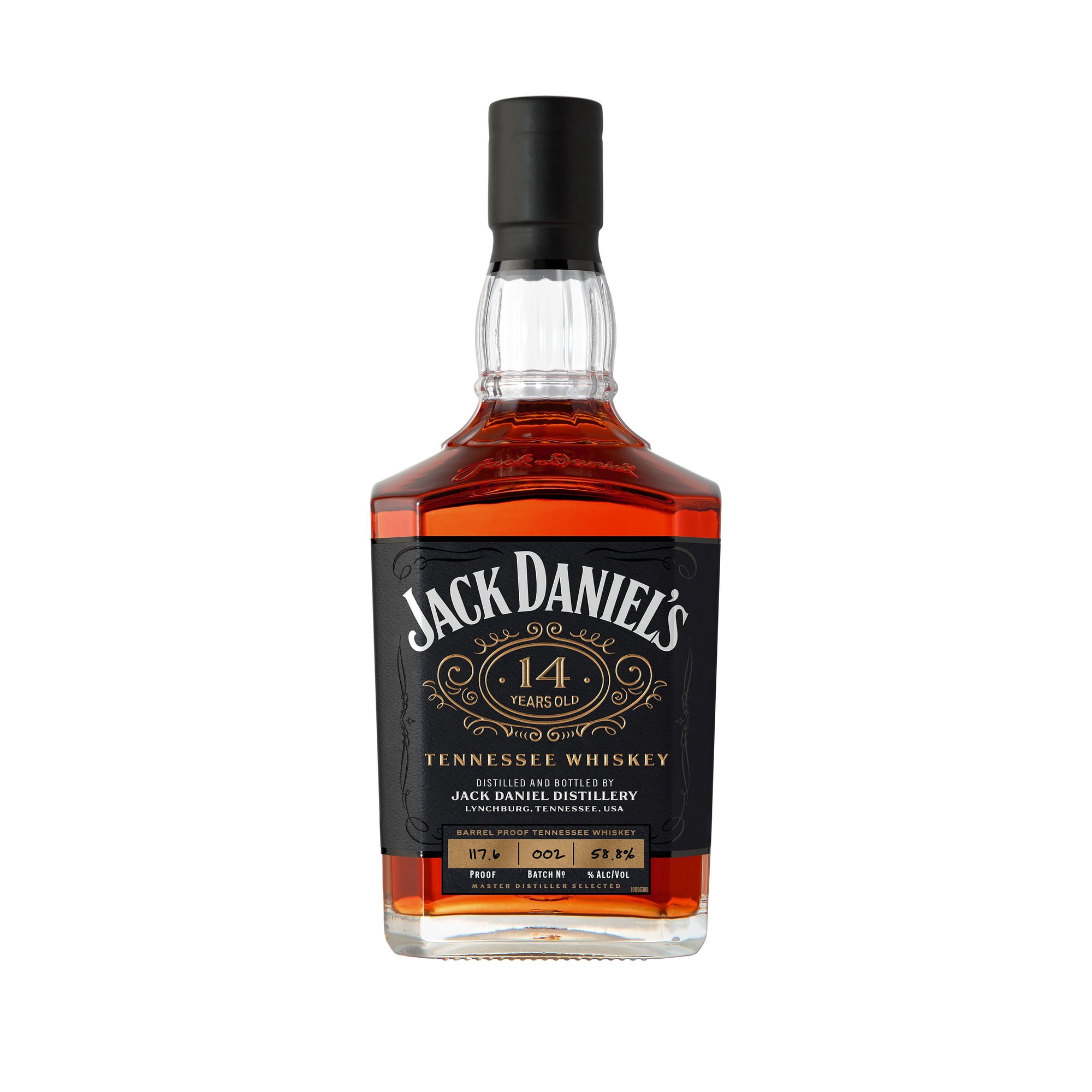 Jack Daniel's 14-Years-Old Tennessee Whiskey, 700 mL Bottle, Batch 2, Variable Proof