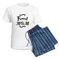 thumbnail image 5 of CafePress - Ferret MOM Women's Light Pajamas - Women's Short Sleeve Print T-Shirt and Pants Light Cotton Pajama Set, 5 of 7