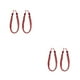 thumbnail image 3 of Billuyoard 2X Tie Back cortina vendaje colgante decoración habitación calcomanía DIY Prop interesante multiusos cocina decoración exquisita Rojo 2Conjunto, 3 of 6