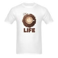 thumbnail image 2 of Unisex Shirt - Latte Life - White T-Shirt, 2 of 4