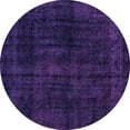 thumbnail image 1 of Ahgly Company Indoor Round Abstract Purple Modern Area Rugs, 8' Round, 1 of 4